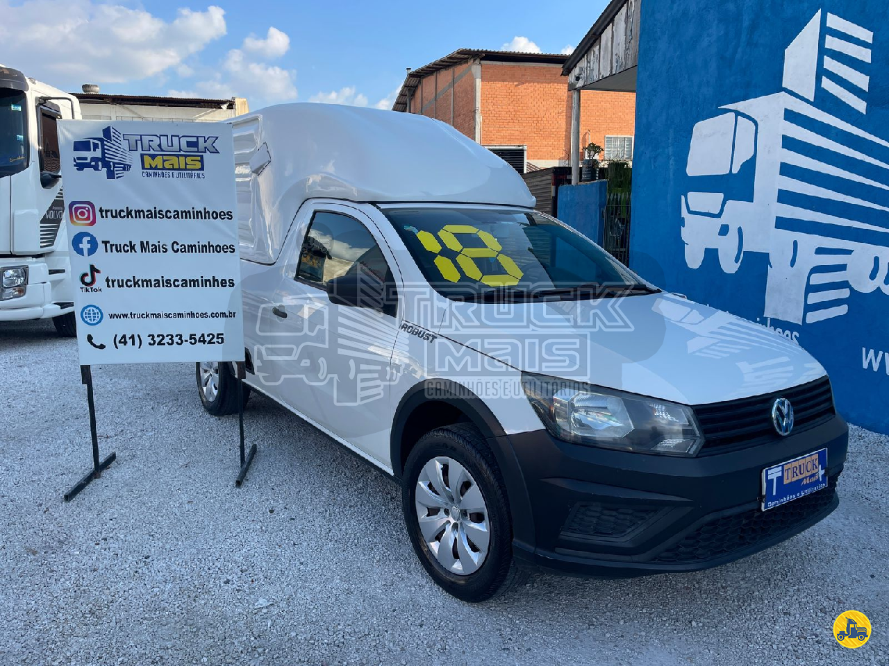 CARRO VW - Volkswagen Saveiro 1.6 Robust Truck Mais Caminhões e Utilitários CURITIBA PARANÁ PR